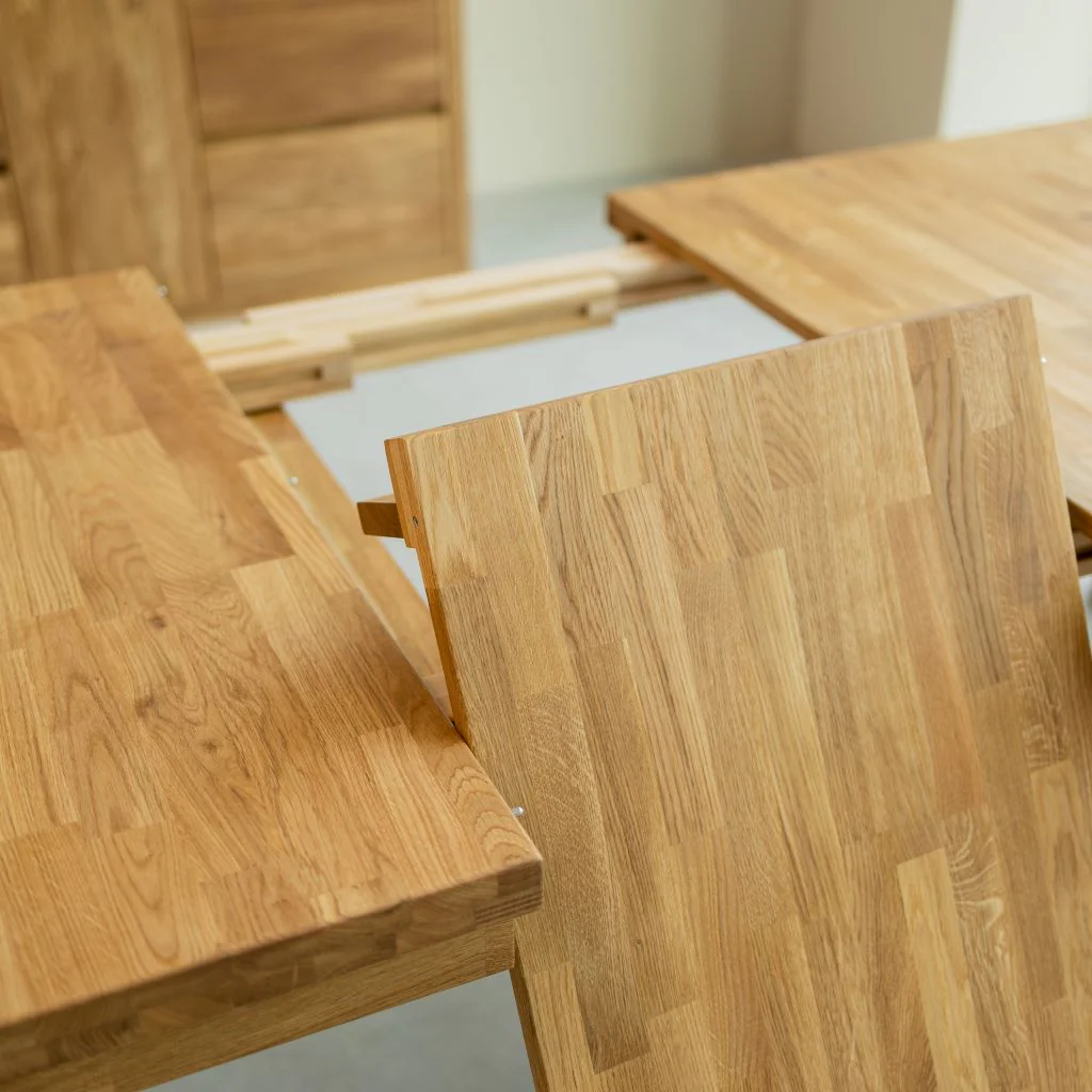 Mesa rectangular de comedor extensible madera de roble BALDER hasta 5 m | NordicStory - Image 17
