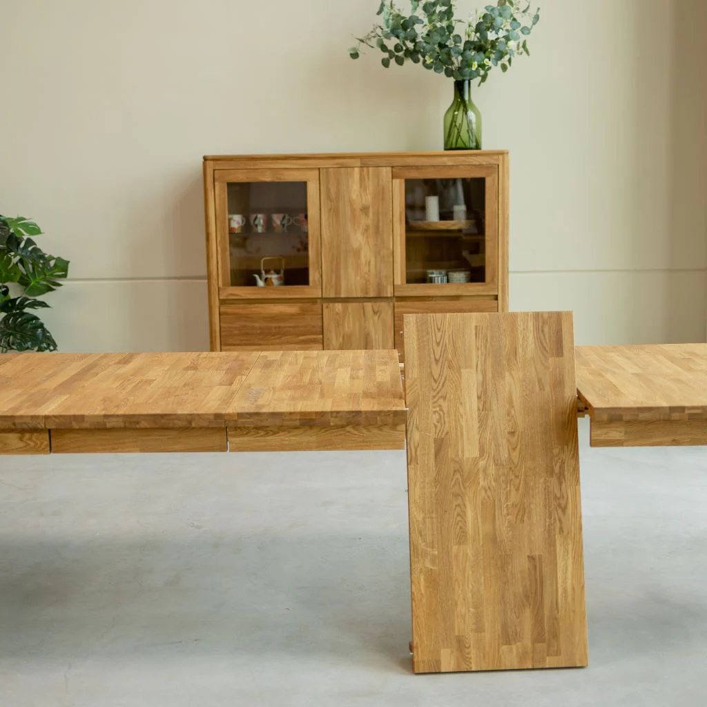 Mesa rectangular de comedor extensible madera de roble BALDER hasta 5 m | NordicStory - Image 18