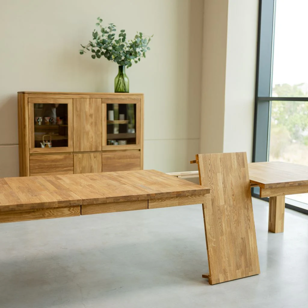 Mesa rectangular de comedor extensible madera de roble BALDER hasta 5 m | NordicStory - Image 19