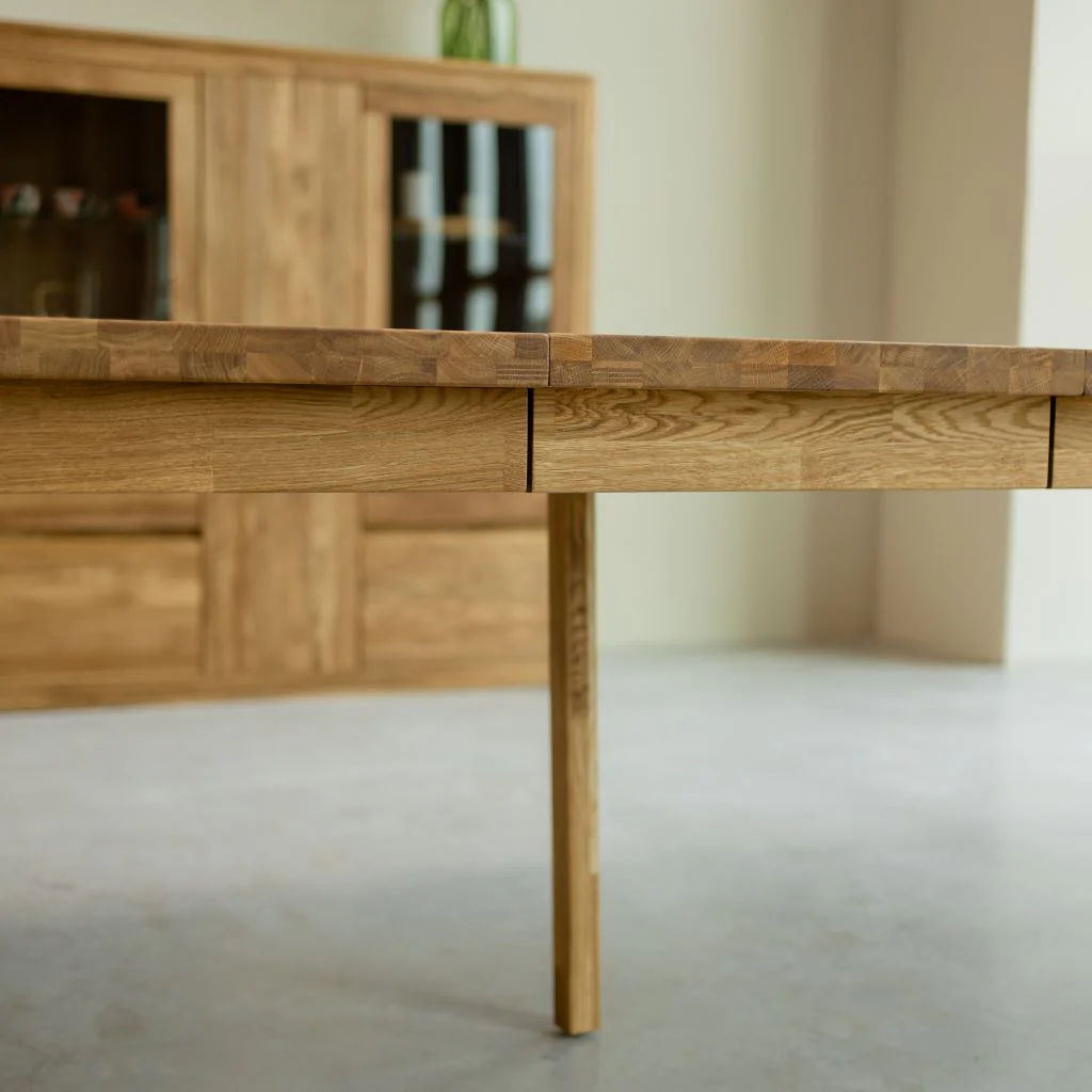Mesa rectangular de comedor extensible madera de roble BALDER hasta 5 m | NordicStory - Image 20