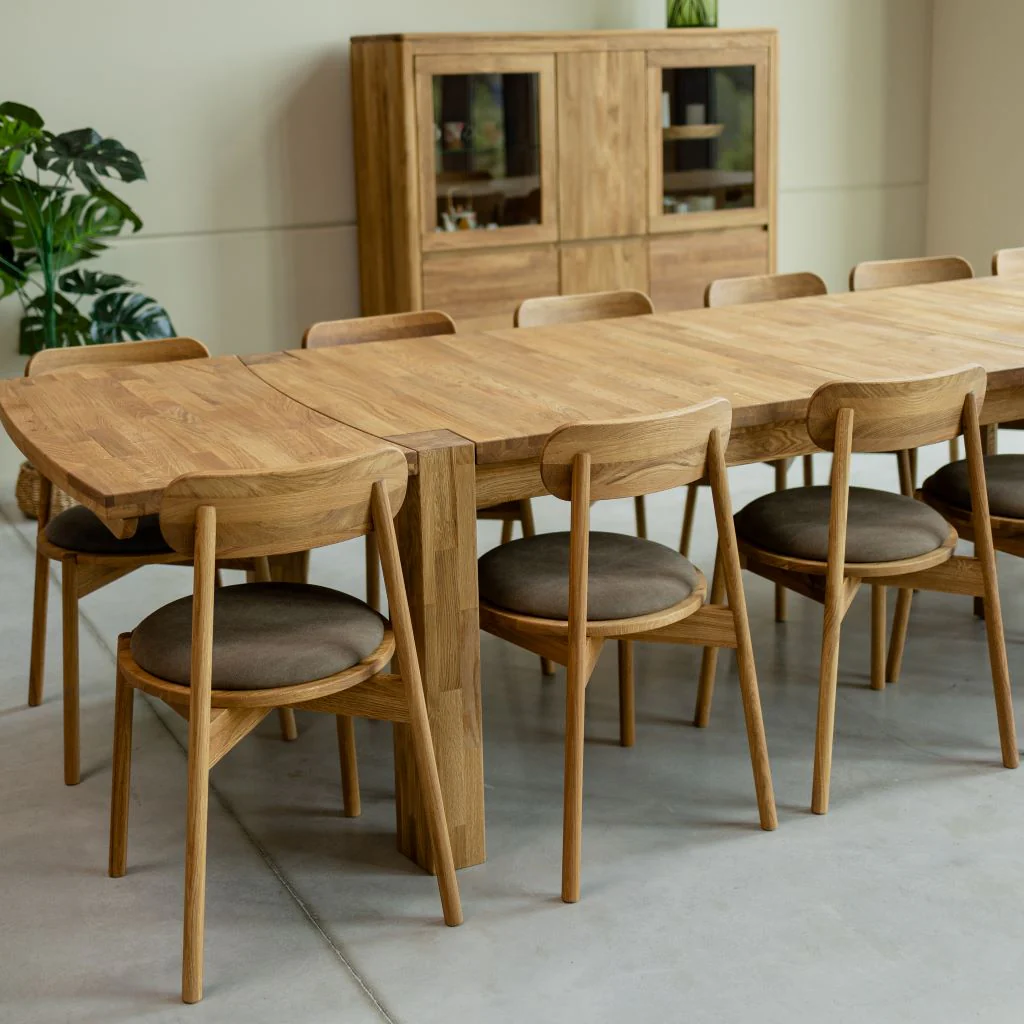 Mesa rectangular de comedor extensible madera de roble BALDER hasta 5 m | NordicStory - Image 21