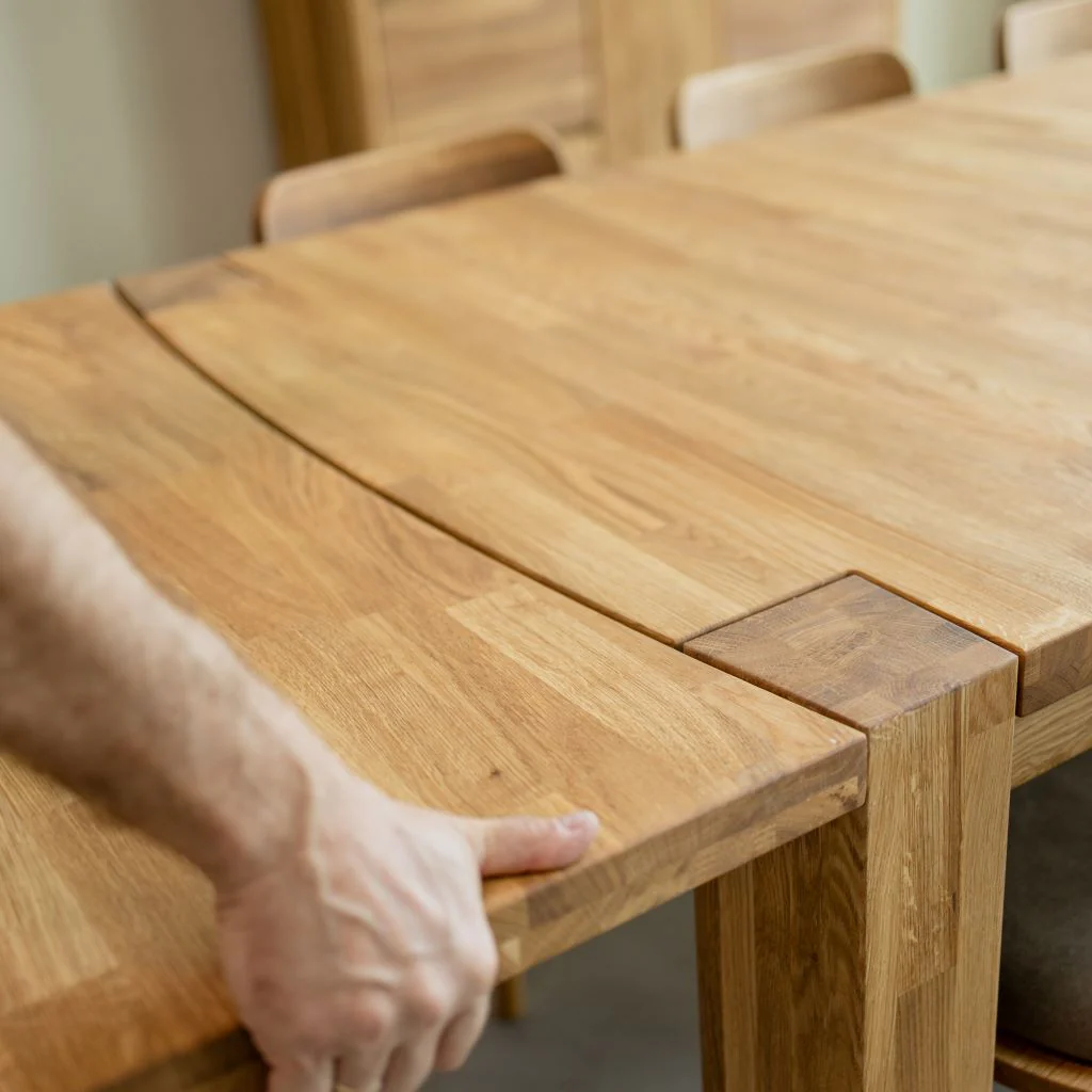 Mesa rectangular de comedor extensible madera de roble BALDER hasta 5 m | NordicStory - Image 9