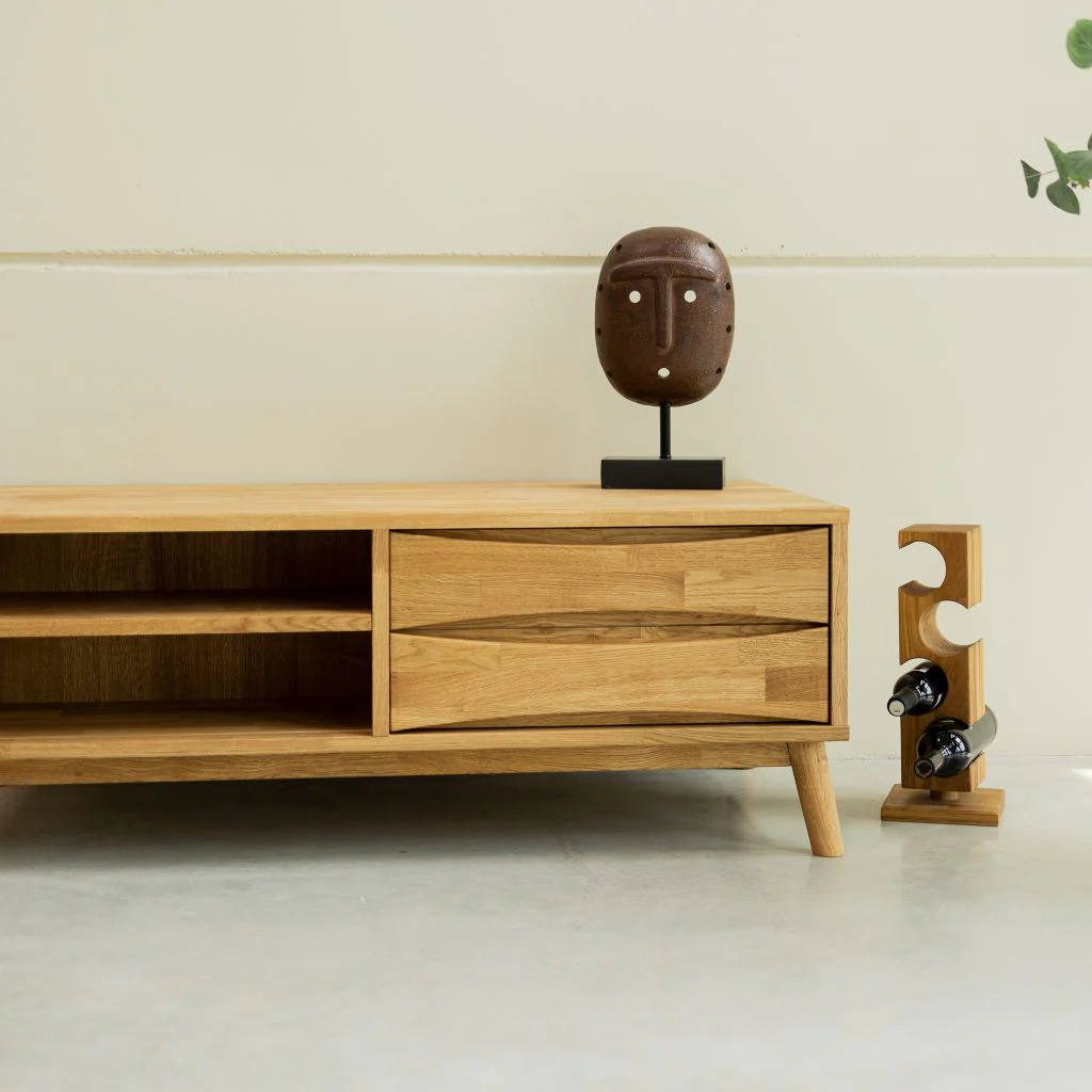 Mueble de TV madera de roble MALMO 1 | NordicStory - Image 4