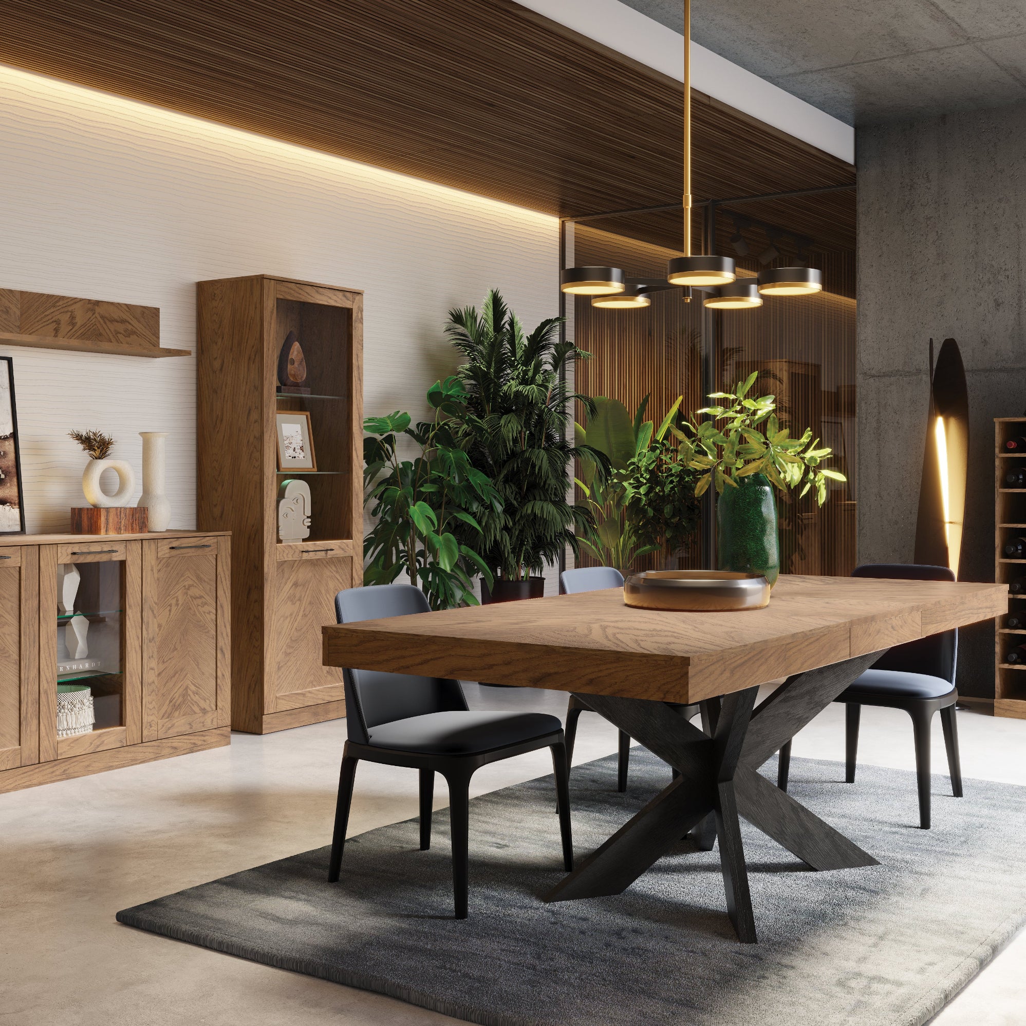 Vitrina de madera roble COZY 10 | LoftStory - Image 4