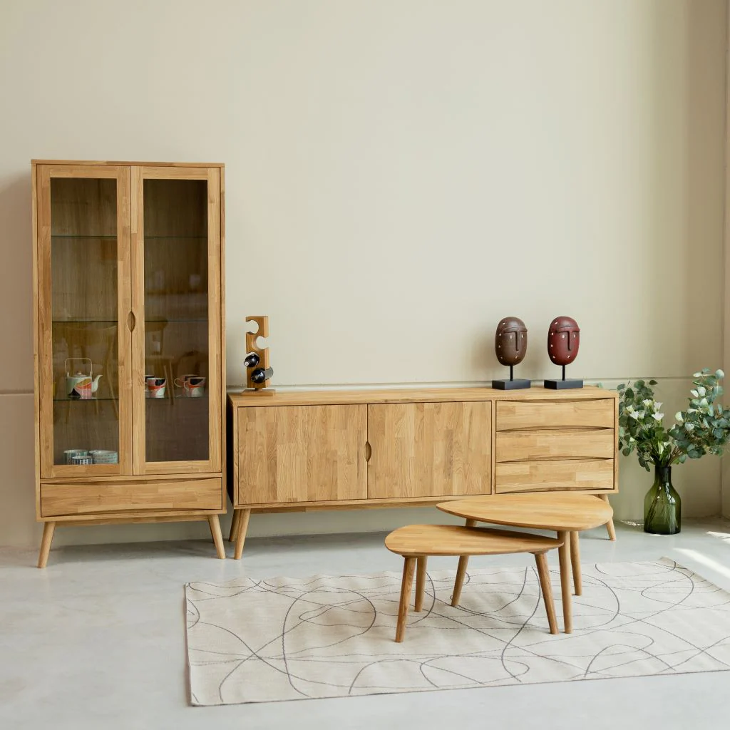 Vitrina de madera de roble MALMO | NordicStory - Image 15