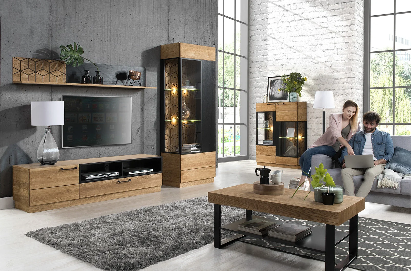 Vitrina madera de roble MOZAIK 12 | LoftStory - Image 7