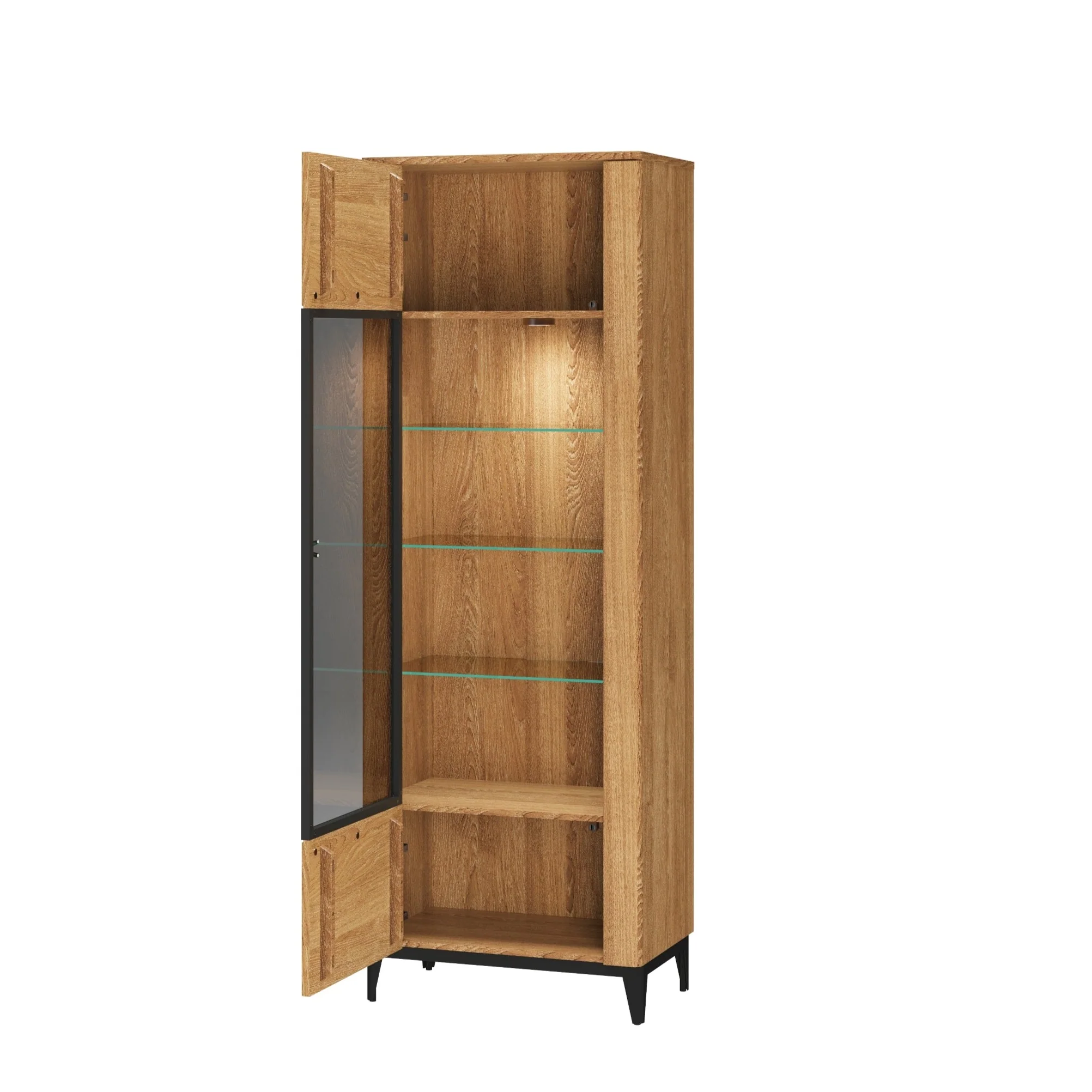 Vitrina de madera roble OPORTO 10 | LoftStory - Image 4