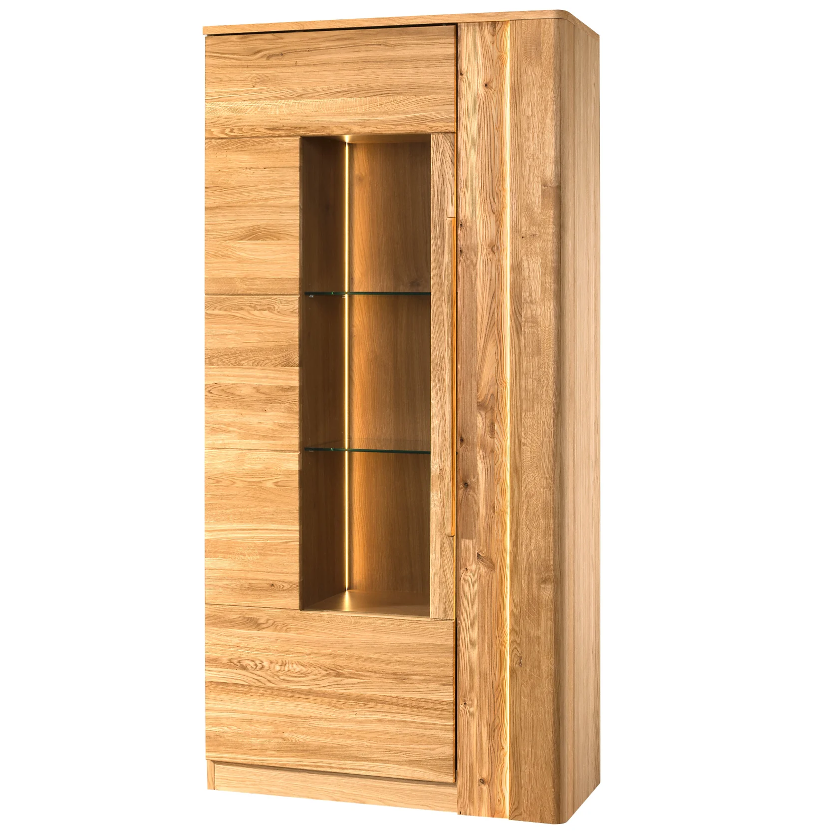 Vitrina de madera roble LONDRES 12 | LoftStory
