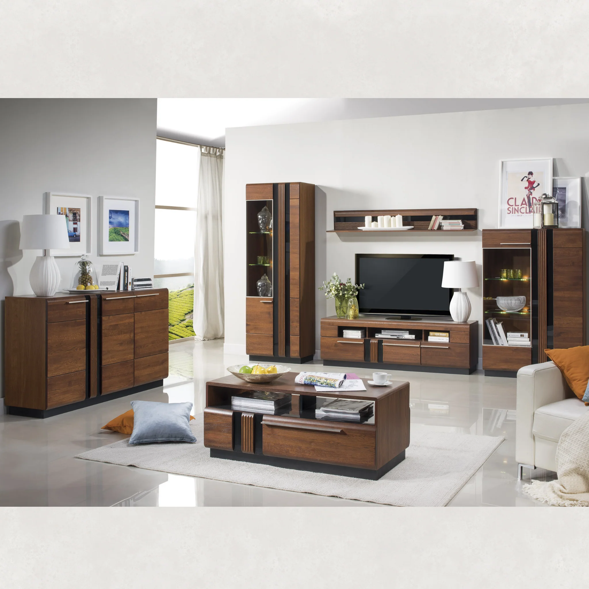 Vitrina de madera roble PORTI 10 | LoftStory - Image 3