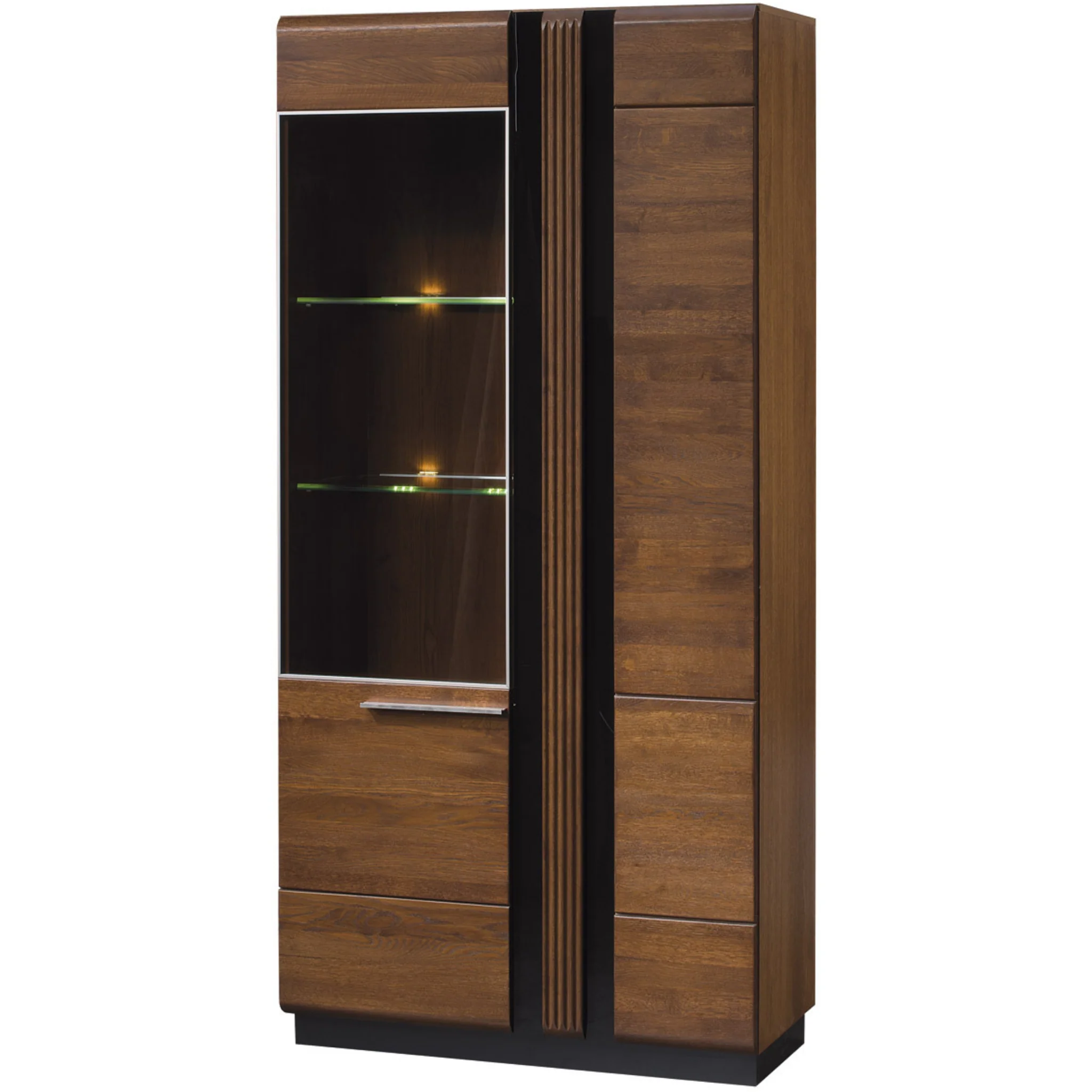 Vitrina de madera roble PORTI 12 | LoftStory