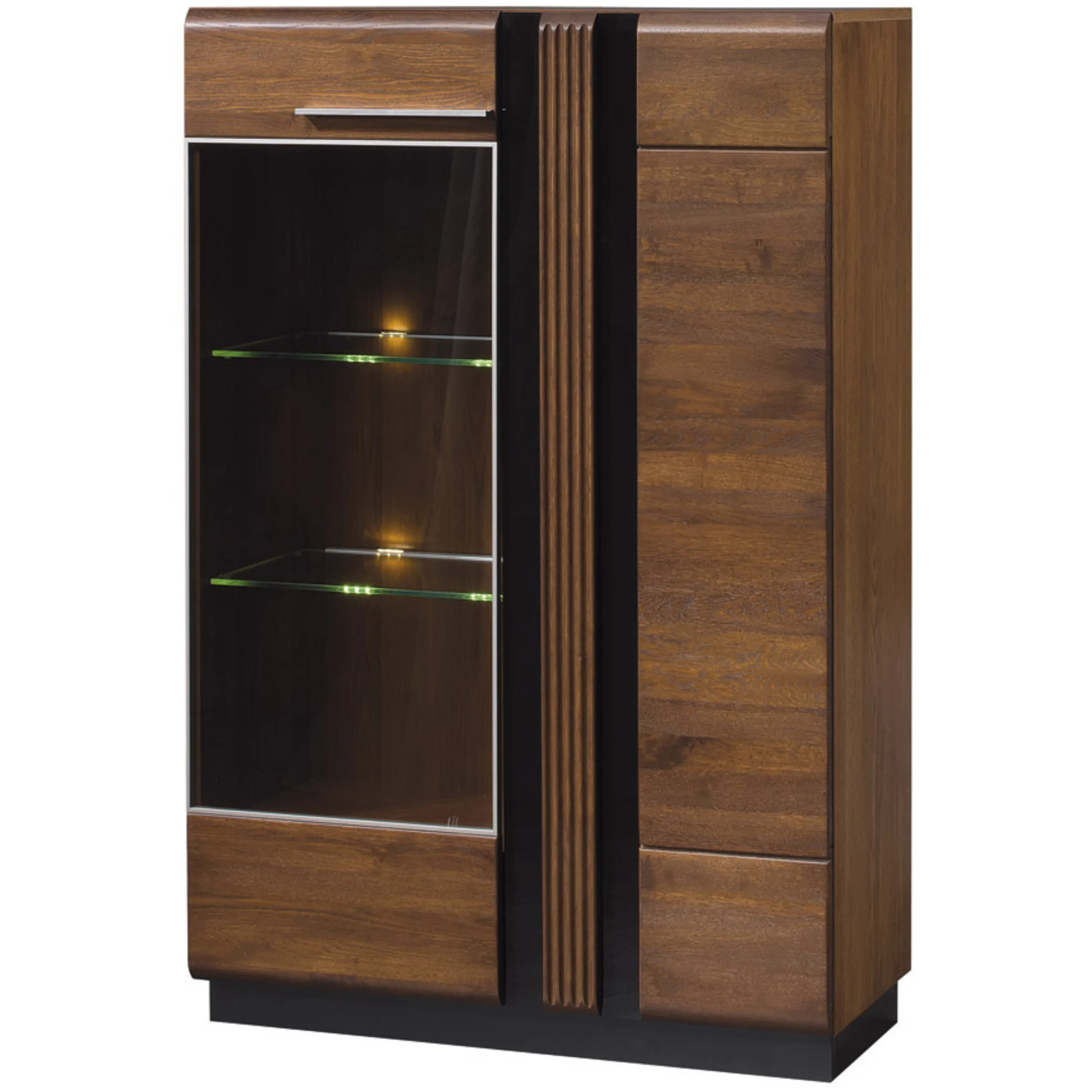 Vitrina de madera roble PORTI 15 | LoftStory