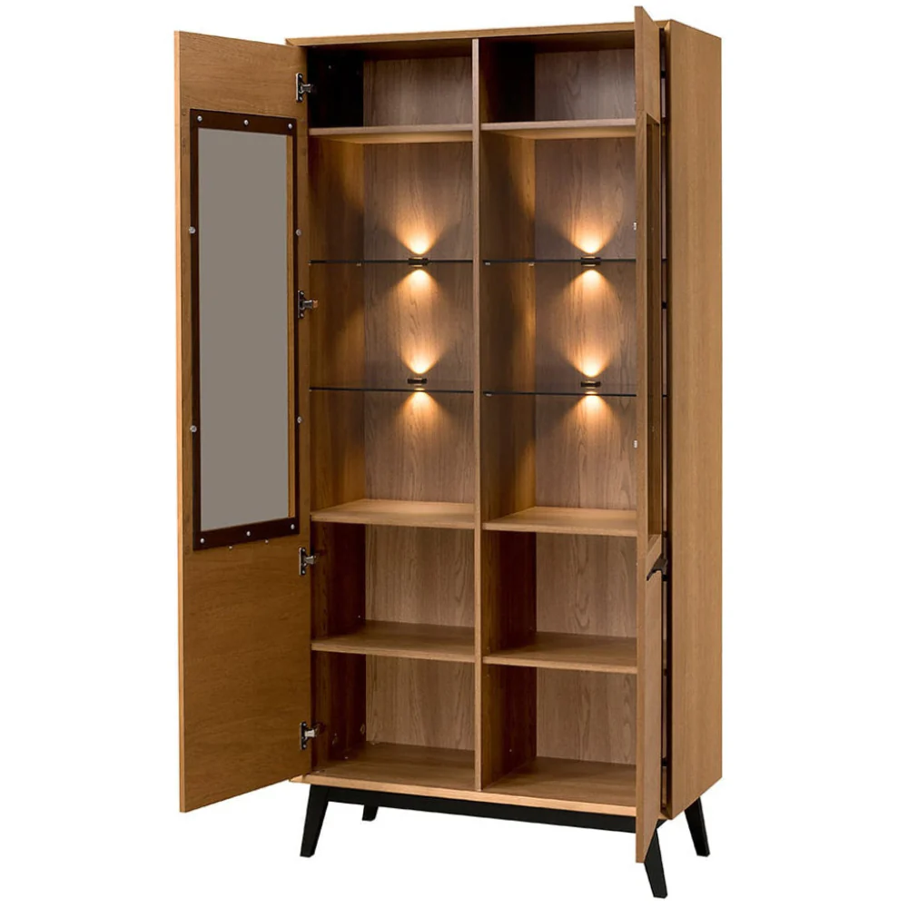 Vitrina de madera roble LAZURE 12 | LoftStory - Image 2