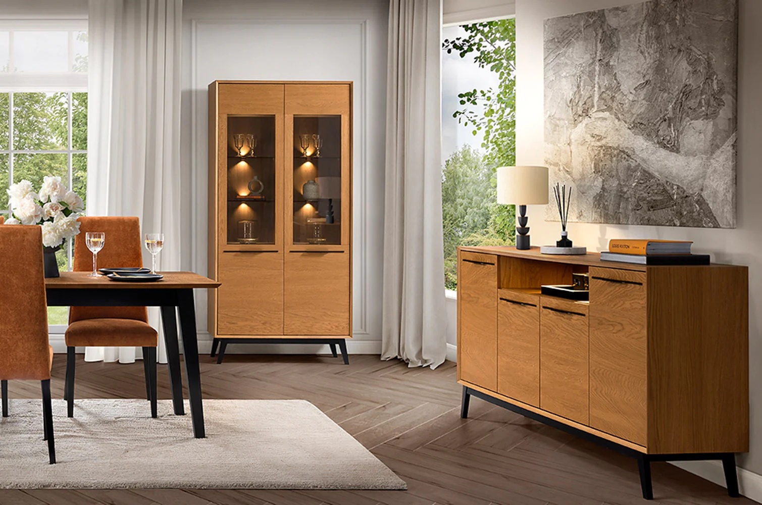 Vitrina de madera roble LAZURE 12 | LoftStory - Image 6